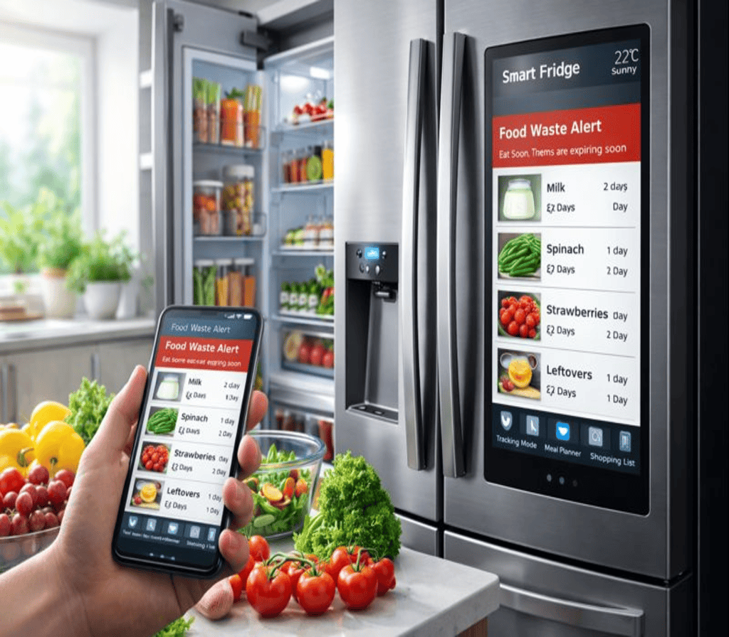 smart fridge food waste reduction